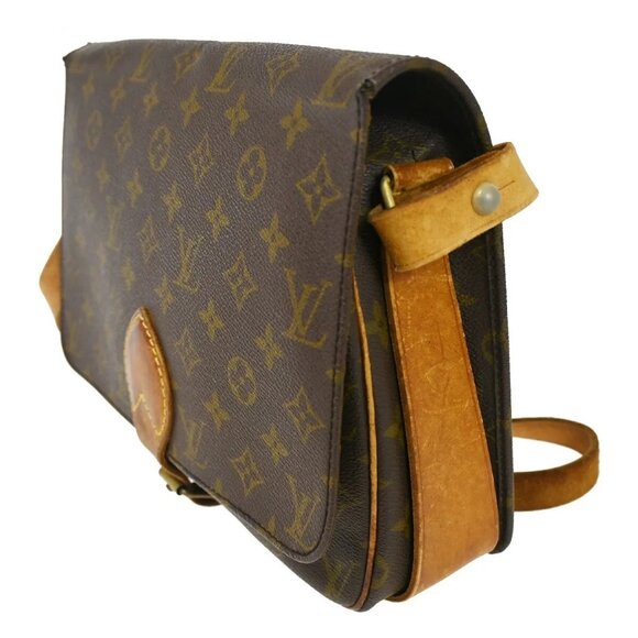 LOUIS VUITTON Cartouchiere GM Shoulder Bag Monogram Leather Brown - Picture 2 of 16